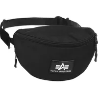 Alpha Industries Rubber Print Waistbag Unisex Black