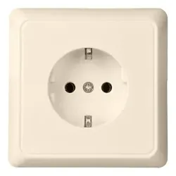 Elso 245004 Steckdose 16A RENOVIERUNG komplett Steckklemme reinweiß