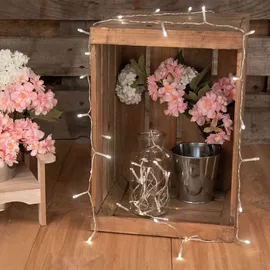 IDENA LED Lichterkette 10 m lang, für Innen, zum Basteln, als Party Deko, Weihnachtsdeko, zur Hochzeit