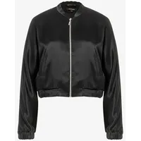 More & More MORE&MORE Jackenblazer Sateen Zipper Blouson schwarz 44