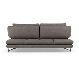 Calia Italia Couch Strukturbezug 3-Sitzer Grau