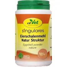 cdVet Singulares Eierschalenmehl Natur Struktur 350 g