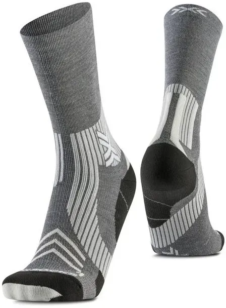 X-Socks X-socks Run Expert Silk Merino Crew seal grey/light sand (G701) 42-44