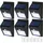 Tectake tectake® 6er-Set Solarlampe mit Bewegungsmelder, Erfassungswinkel 120°, einfache Montage, 9,7 x 5,1 x 12,4 cm