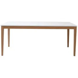 miliboo Design-Esstisch 180 x 76 x 90 cm weiß
