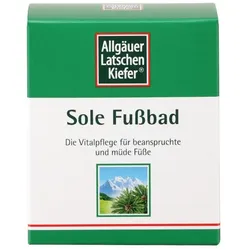 Allgäuer Latschen Kiefer Sole Fußbad 10X10 g Bad
