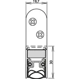 ATHMER Türdichtung Schall-Ex® Ultra WS 1-290 2-s.L.708mm Alu.silberf.HLT