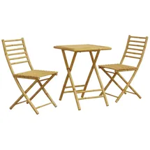 vidaXL 3-tlg Bistro-Set Bambus Modell 4