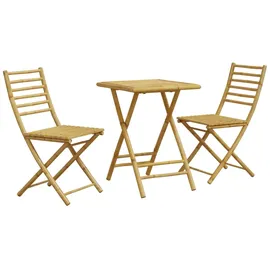 vidaXL 3-tlg Bistro-Set Bambus Modell 4