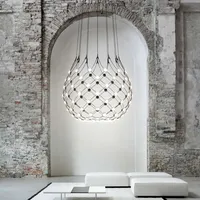 Luceplan Mesh Pendelleuchte LED, ø100 cm 1 Meter Phase