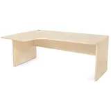 Rocada Schreibtisch Work L-Form links BxTxH 180x120x72cm melaminbeschichtet buche