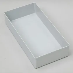 PROREGAL Mega Deal 10x Sortimentskasten EuroPlus Insert | HxBxT 4,5x10,8x21,6cm | Grau