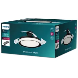 Philips Bliss Deckenventilator mit Beleuchtung 51 cm Schwarz