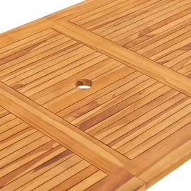 vidaXL Gartentisch Klappbar 160 x 80 x 75 cm Braun