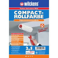 Wilckens Compact-Rollfarbe Weiß matt 2,5l