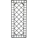 deluke Wand -Dekor COMO Stahl Schwarz 42x4x115cm Dekoration Wohnzimmer Büro