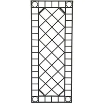 deluke Wand -Dekor COMO Stahl Schwarz 42x4x115cm Dekoration Wohnzimmer Büro