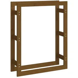 vidaXL Kaminholzregal 80 x 25 x 100 cm honigbraun