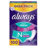 Multipack 5x Always Daily Fresh Slim Flexistyle Slipeinlagen 100 Stück, Mit Frischeduft, Ultra-dün 5x100 St