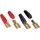 SINUSLIVE Car HiFi Lautsprecherstecker-Set 1 x 6mm2 vergoldet