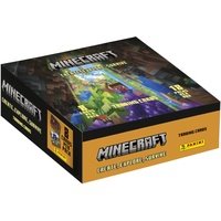 Panini Survive Minecraft Trading Cards 3 – Create, Explore, Survival, Box mit 18 Hüllen