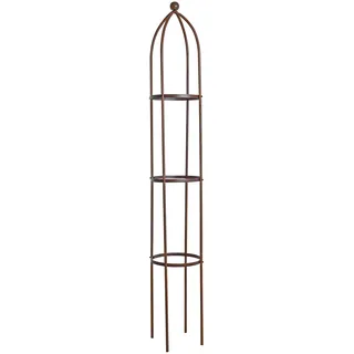 Estexo Rankhilfe Ranksäule 200 x 30 cm Rot