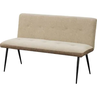 Hti-Living HTI-Living, Sitzbank, Bank 3-Sitzer Antikbraun/Taupe Joschka (140 cm)