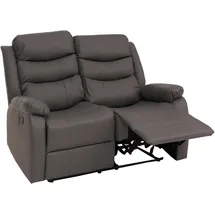 MCW Kinosessel MCW-O62 Kunstleder  ~ 72 x 71 x 70 cm Grau mit Liegefunktion