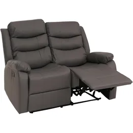 MCW Kinosessel MCW-O62 Kunstleder  ~ 72 x 71 x 70 cm Grau mit Liegefunktion