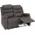 MCW Kinosessel MCW-O62 Kunstleder  ~ 72 x 71 x 70 cm Grau mit Liegefunktion