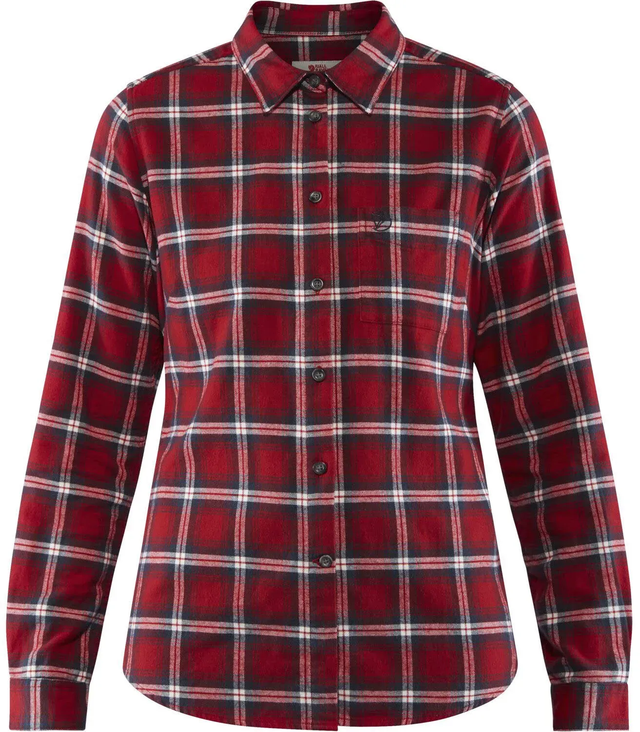 Fjäll Räven Övik Flannel Shirt Flanellhemd aus Baumwolle Leicht Damen Rot XL rot