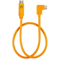 Tether Tools TetherPro Datenkabel USB-C an USB-C Pigtail rechtsgewinkelt 50 cm Orange