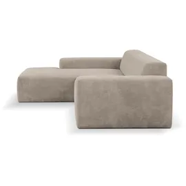 werk2 Ecksofa »Zeus-L«, Curvy Trend Ecksofa mit urbaner Optik