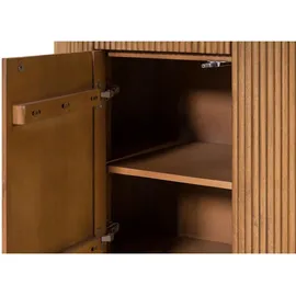 MASSIVMOEBEL24.DE Vitrine BARCELONA 80 x 45 x 180 cm Beige