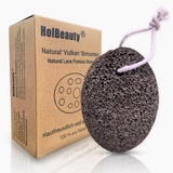 HolBeauty® Bimsstein Fußpflege - Hornhautentferner - Natur Lavastein - Bimsstein Hornhaut Entferner - Natur Pumice Stone - Callus Remover - Bimsstein für Füße und Hände - Terracotta