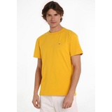 Tommy Jeans T-Shirt »TJM CLSC RIB DETAIL FLAG TEE«, Gr. L, College Gold, , 35709429-L