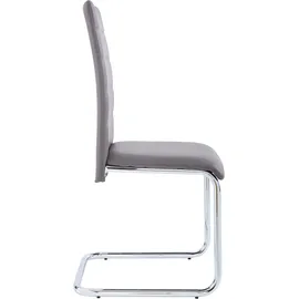 INOSIGN Freischwinger »Adora« (Set) 2 oder 4 Stück) Bezug in Kunstleder, verchromtes Metallgestell braun