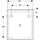 Geberit Option Basic Square Lichtspiegel, Beleuchtung oben, 502805001,