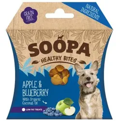 Soopa Bites mit Apfel & Blaubeere Hundesnack Pro 3 Stück
