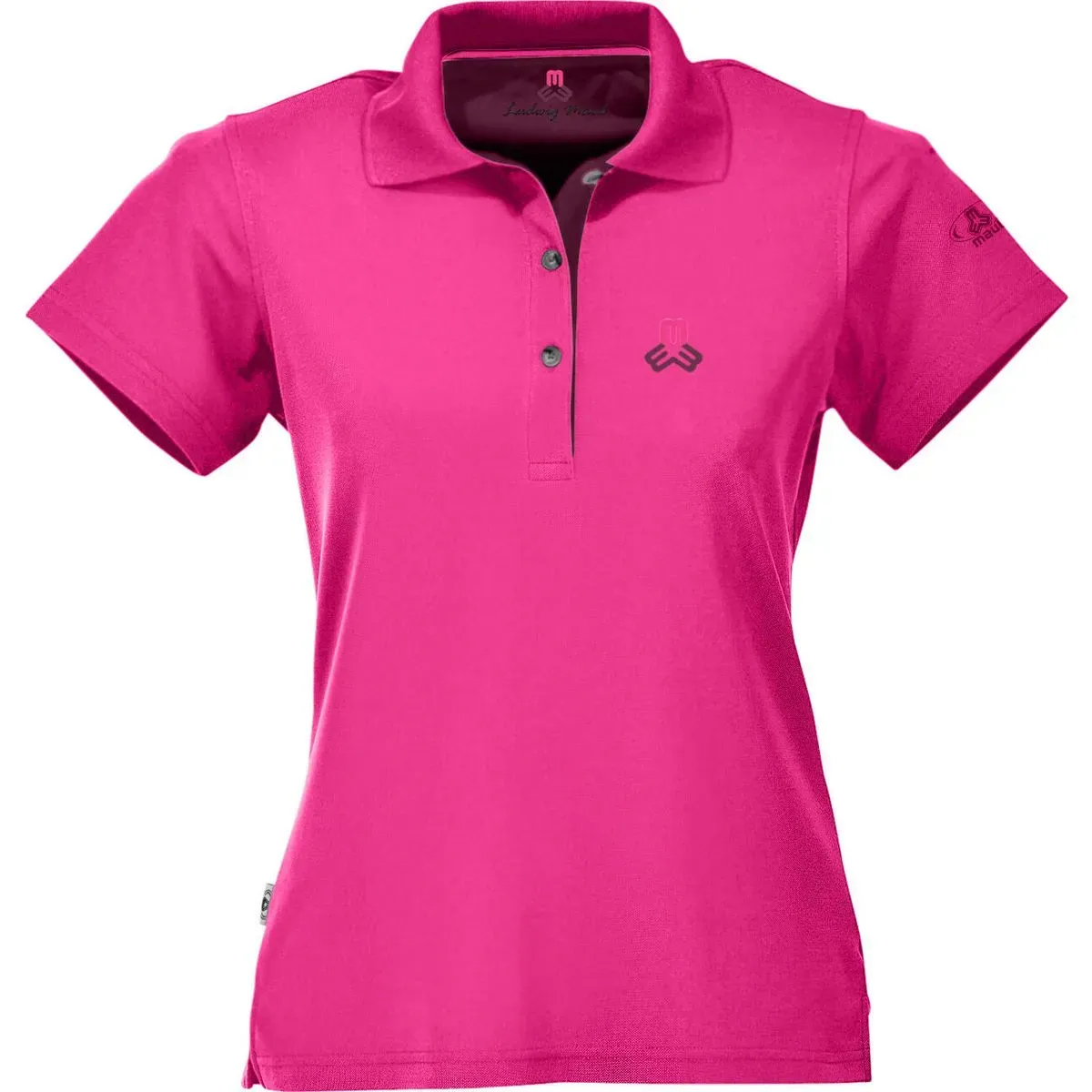 MAUL Sport Aeschi Fresh - 1/2 Poloshirt neon pink/light purple (8880) 46
