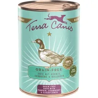 Terra Canis Ente mit Kürbis, Erdbeeren und Holunder 6 x 400 g