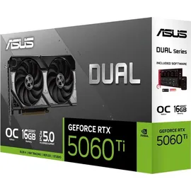Asus Dual GeForce RTX 5060 Ti OC 16 GB GDDR7