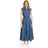 Cartoon Jeanskleid Midi Blau 42