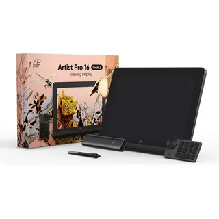 xppen Artist 16 Gen) + RC Grafiktablet - Schwarz/Grau