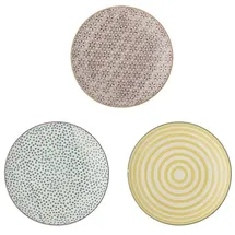 Bloomingville Patrizia Dessertteller Ø 16 cm 3er Set mehrfarbig