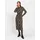 Heine Etuikleid Druckkleid Braun/Weiß 46