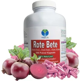 TOPJESS Rote Beete Bete Beetroot Kapseln 360 St.