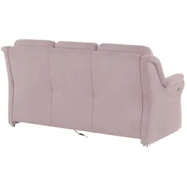 meinSofa Couch Mikrofaser 3-Sitzer Rosa/Pink