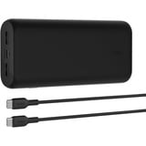 Belkin BoostCharge 3-Port Powerbank 20.000 mAh 20W inkl. 30cm USB-C-Kabel schwarz