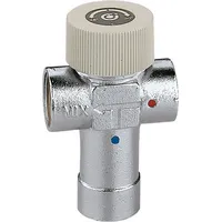 ESBE Caleffi Thermomischer einstellbar verchromt mit Innengewinde 1" 40-60°C